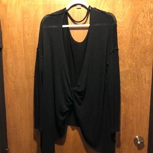 Chasing Your Shadow Backless Sweater